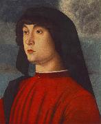 BELLINI, Giovanni Portrait of a Young Man in Red3655 china oil painting reproduction